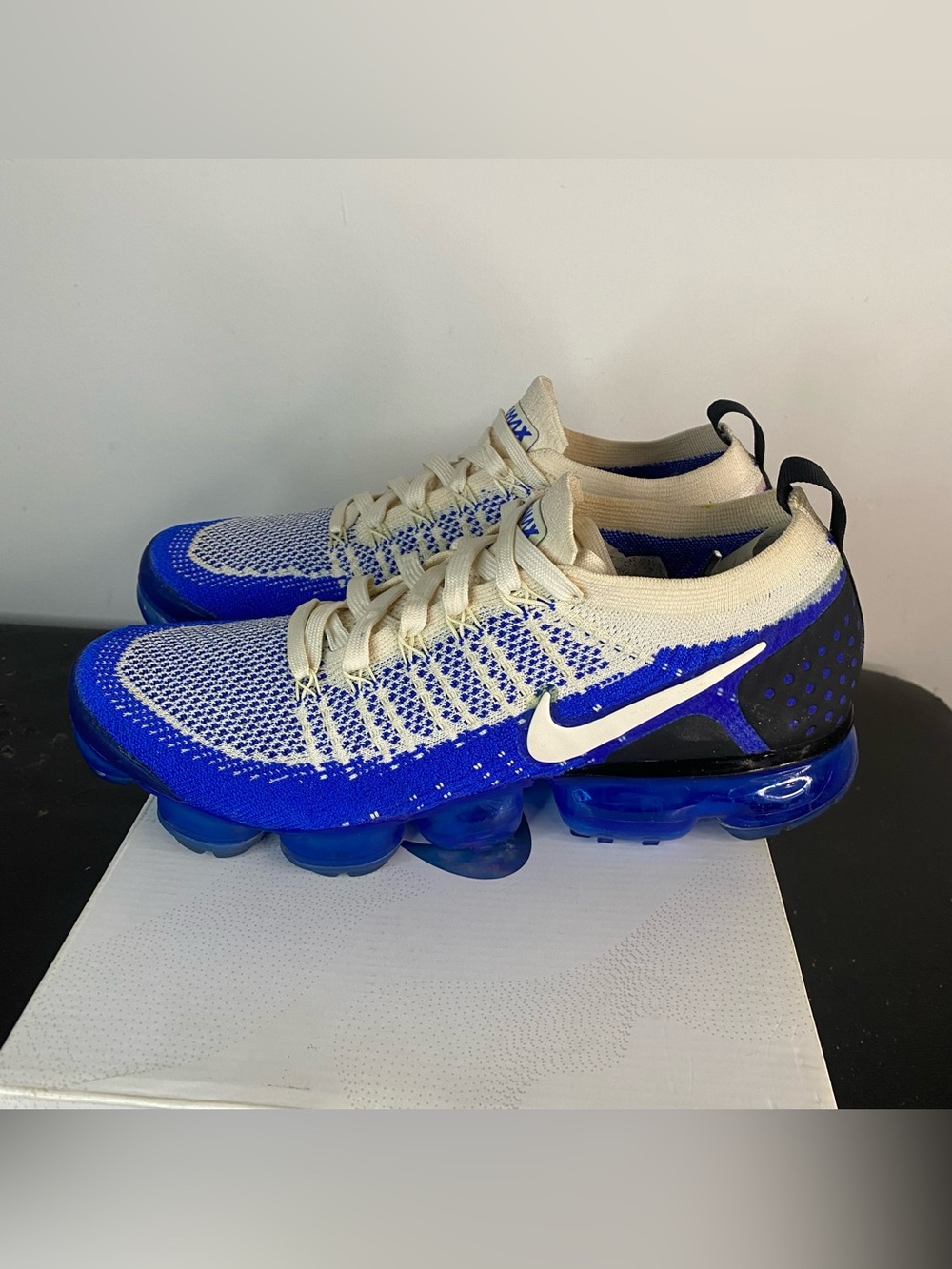 Nike Air Vapormax Flyknit 2 “Racer Blue” Size 10.5 - Picture 3 of 9